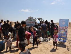 INH Salurkan Bantuan Air Bersih dan Paket Sembako untuk Ribuan Warga Gaza