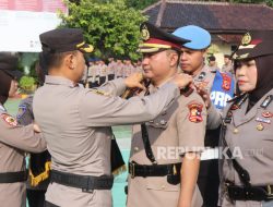 Polres Indramayu Gelar Sertijab Wakapolres, Kasat Reskrim dan Kapolsek