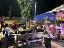 Polres Indramayu Gelar Patroli KRYD, Antisipasi Gangguan Kamtibmas di Malam Ahad