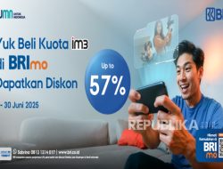 Beli Kuota IM3 Pakai Mobile Banking BRImo, Diskon Hingga 57 Persen