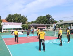 Semarak Hari Bhayangkara ke-79, Polres Indramayu Gelar Turnamen Bola Voli