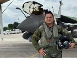 KSAU Jajal Jet Tempur Rafale di Paris