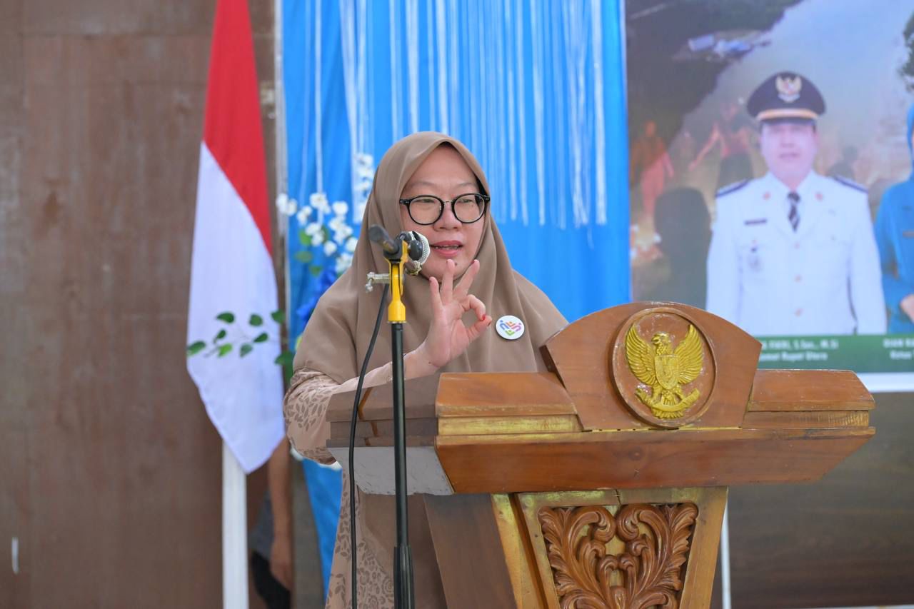 Aksi Nyata Program TP Posyandu Riau, Ketua TP Posyandu Bengkalis Dampingi Ibu Gubri di Pesisir