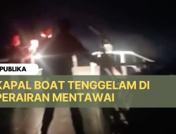 Kapal Boat Tenggelam di Perairan Mentawai