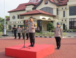 Dipimpin Kapolda Riau, Bupati Rohil Hadiri Apel Kesiapsiagaan Penanggulangan Bencana Asap dan Karhutla