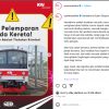 Komuter Jurusan Bogor Dilempar Batu, Pelaku Sudah Ditangkap