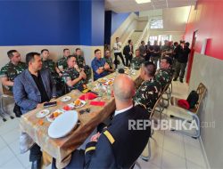 Menhan Sjafrie Semangati Kontingen Satgas Patriot II Jelang Bastille Day di Paris