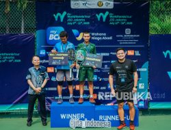 Jakarta International Tennis Academy Rampungkan Final Turnamen Seri I J60 di Hotel Borobudur Jakarta