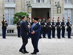 Prabowo Hadiri Jamuan Dinner Privat Bersama Presiden Macron