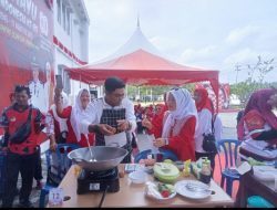 Nasi Goreng Datuk Laksamana Merupakan Menu yang di Ikuti Perlombaan Oleh Kades Bukit Batu