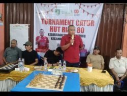 Dalam Rangka Memperingati HUT RI ke-80, Kelurahan Sungai Pakning Gelar Turnament Catur