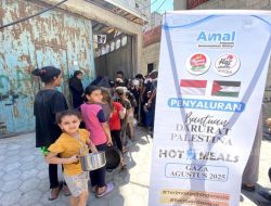 Yayasan AMAL Salurkan 7.500 Paket Makanan Hangat untuk Warga Gaza, Ajak Pelaku Usaha Bersinergi