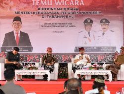 Menteri Fadli Zon Puji Tabanan dalam Regenerasi Budaya