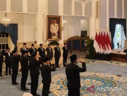 Presiden Prabowo Sampaikan Terima Kasih kepada Menteri yang Diganti