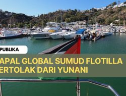 Makin Dekat ke Gaza, Kapal Global Sumud Flotilla Bertolak dari Yunani