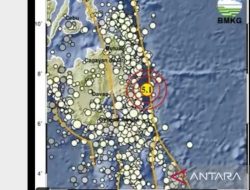 Gempa Magnitudo 5,1 Guncang Melonguane, Sulut