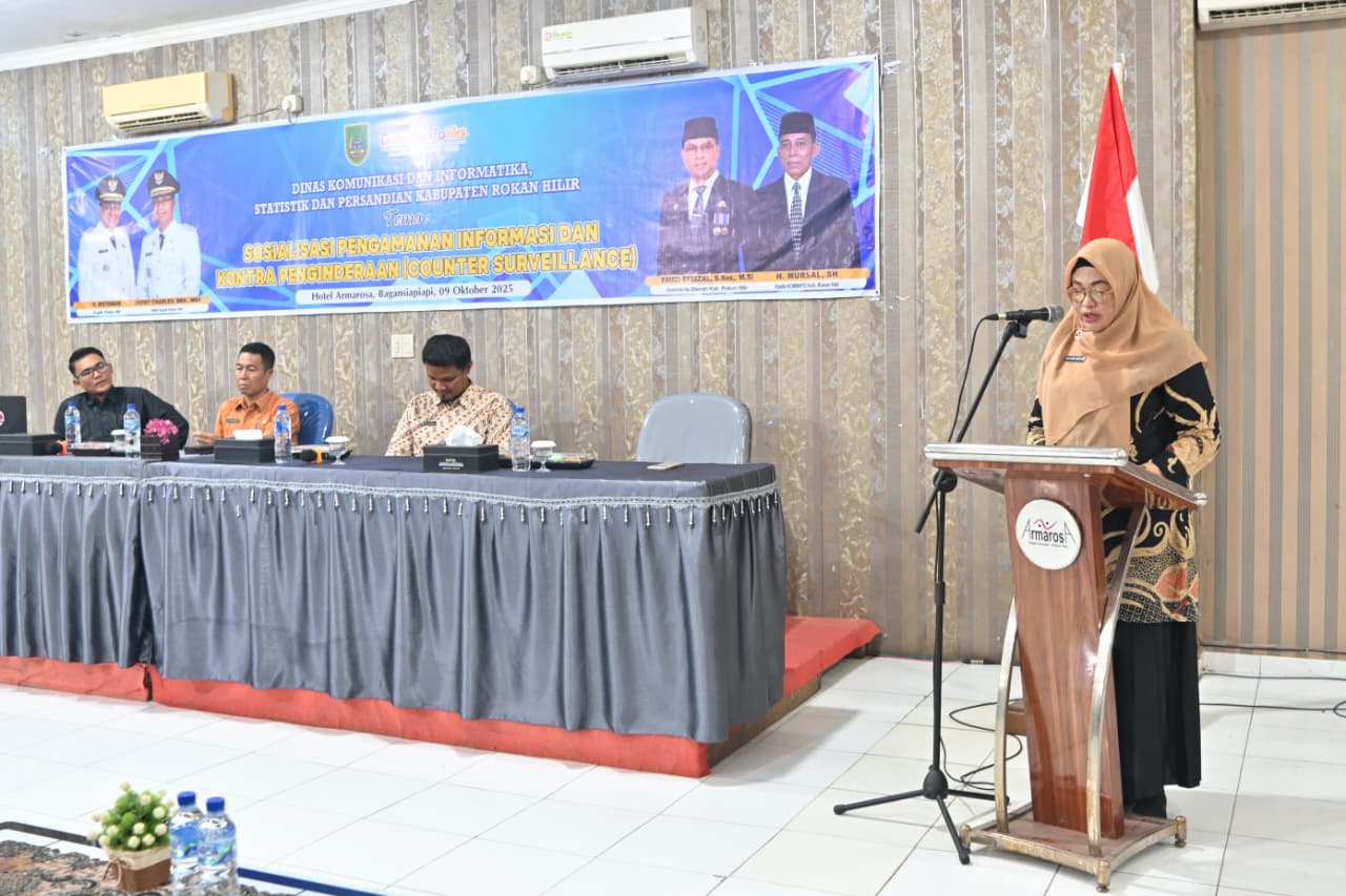 Tak Disangka, Begini Cara Mengetahui Ada Kamera Pengintai di Ruangan, Dibeberkan Saat Sosialisasi Diskominfotiks Rohil