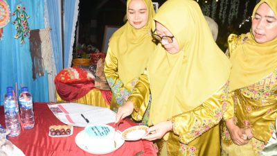 Ketua TP-PKK Kabupaten Bengkalis Buka 16 Stand Bazar MTQ ke-49 Tingkat Kecamatan Rupat