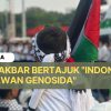 Aksi Akbar ‘Indonesia Melawan Genosida’ di Jakarta