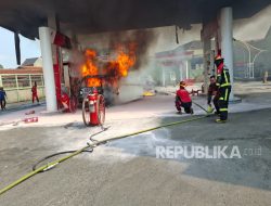 Minibus Terbakar Saat Isi Bensin di SPBU Kota Cimahi, Ini Penyebabnya