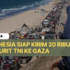 Prabowo Perintahkan TNI Siapkan Pasukan Perdamaian ke Gaza