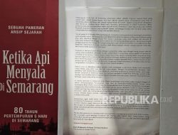 Menilik Peristiwa Pertempuran Lima Hari Semarang Lewat Arsip