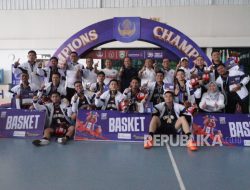 Tim Basket Kemenimipas Juara di PORNAS XVII KORPRI Palembang